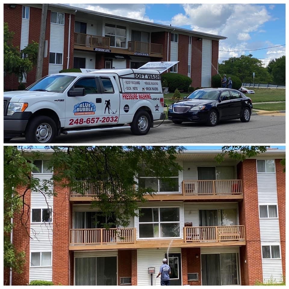 Apartment Complex Pressure Washing Rochester Hills MI