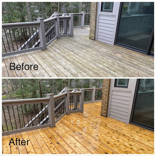 Deck and Patio Cleaning Rochester Hills MI